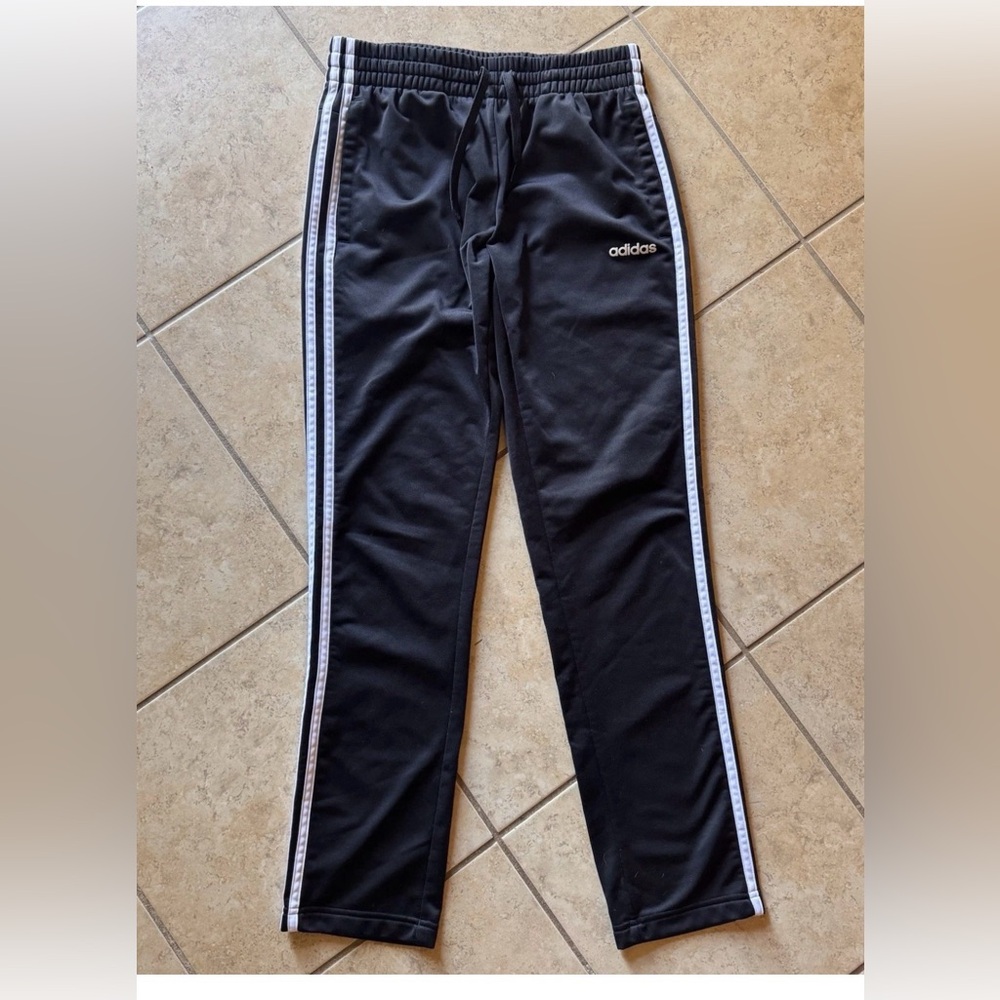 Adidas Womens Pants‎ Style DP2375 Size Small Black Straight Leg